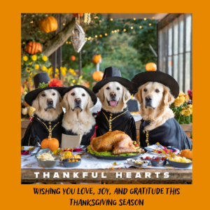 Instagram post with the word happy thanksgiving with a photo space in the center (2)